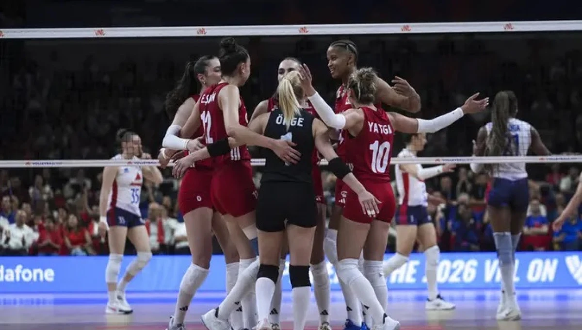 A Milli Kadın Voleybol Takımı, Fransa'yı yendi:3-0