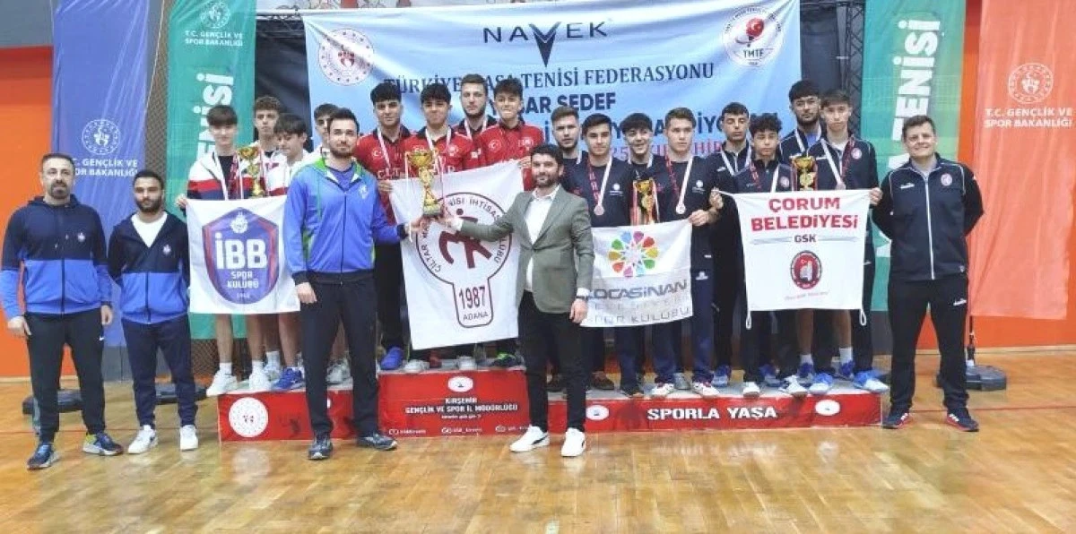 &Ccedil;İLTAR Masa Tenisi SK 'dan &Ccedil;ifte T&uuml;rkiye Şampiyonluğu