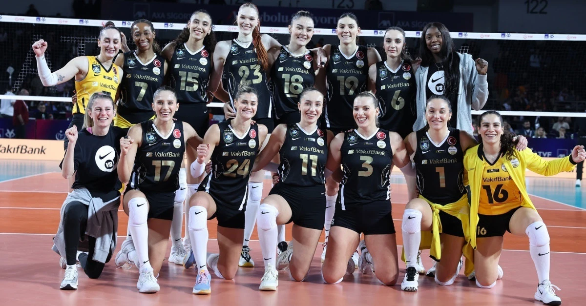 Kupa Voley'de ilk finalist VakıfBank:3-0