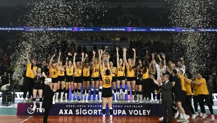  Kupa Voley'de şampiyon Vakıfbank:3-1