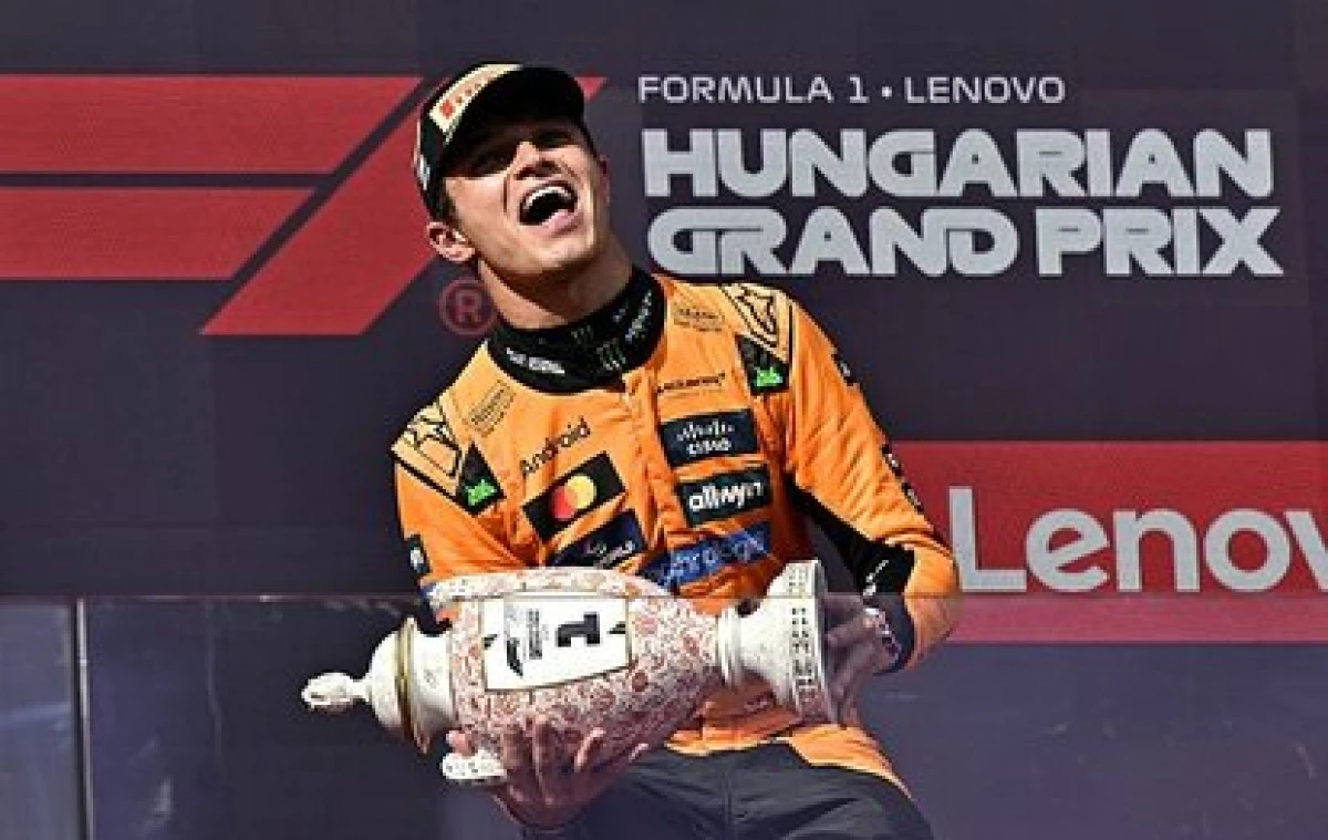 Macaristan'da zafer Lando Norris'in