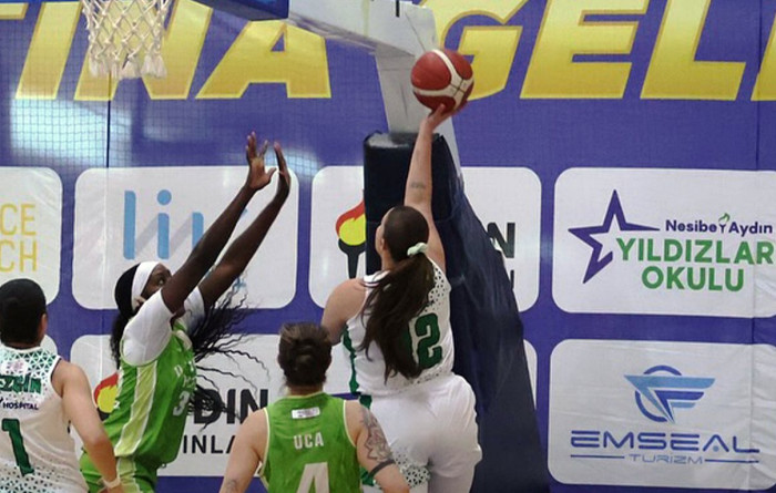  Nesibe Aydın farklı kazandı:87-67