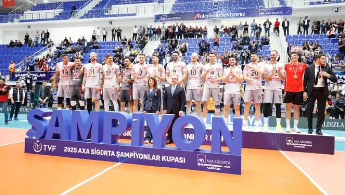 Şampiyonlar Kupası Ziraat Bankkart'ın:3-1