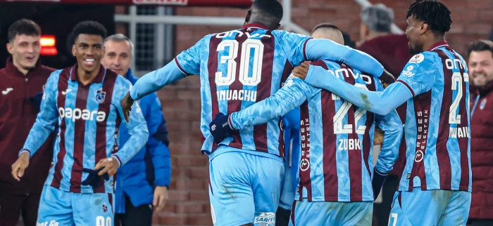 Trabzonspor, sahasında kazandı:2-1